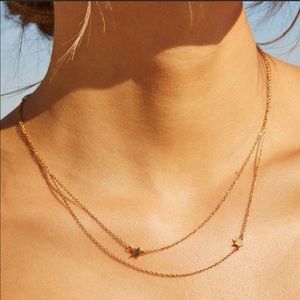 Jennifer Zuener Double star necklace